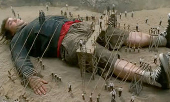 Illustration for article titled Gulliver's Travels will make you seasick in the cineplex